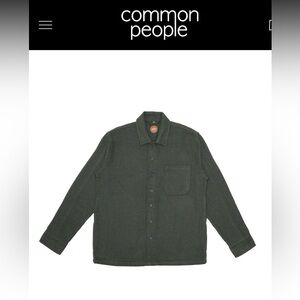 NWT Common People 3 Pocket Shacket in Forest
